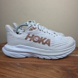 Hoka One One Mach 5 White Copper Womens White Size 6 Running Shoes 1127894 WCPP